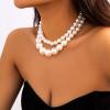 Choistily 2PCS Pearl Choker Necklace view 3