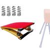 YLQFGUVWK Hardwood Gymnastics Springboard Heavy Wood Springboard, 4 Spring Vault Springboard with Anti-Slip Felt and Foot Pads, Suitable for Home Gym School view 1