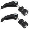 SMGDA 2 PCS Seat Post Quick Release Pin Bike Seat Clamp M6, Bicycle Binder Clamp Bolt, Quick Release Clamps Locking Screws for Cutting Machine (Plastic black) view 1