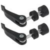 SMGDA 2 PCS Seat Post Quick Release Pin Bike Seat Clamp M6, Bicycle Binder Clamp Bolt, Quick Release Clamps Locking Screws for Cutting Machine (Plastic black) view 4