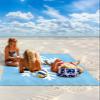 SODIKA Beach Blanket Oversized Merry Christmas Tree Xmas Decor Snowflake Hello Winter 95" X 80",Waterproof Sandproof Beach Blanket 1-7 Adults Lightweight Durable for Travel Camping Hiking Picnic view 2