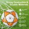 Deekin 12 Pcs Soccer Balls Bulk with Pump Deflated Sizes 3, 4, 5, Official Size Sport Soccer Ball Training Ball for Kids Youth Adult Game Match School Training Accessories Party Gift(Star,Size 5) view 4
