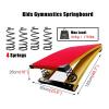 YLQFGUVWK Youth Gymnastics Springboard, Hardwood Gymnastics Springboard 4 Spring Vault Springboard with Anti-Slip Felt and Foot Pads view 2