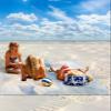 SODIKA Beach Blanket Oversized Extra Large Marble 83" X 80",Waterproof Sandproof Beach Blanket 1-7 Adults Lightweight Durable for Travel Camping Hiking Picnic view 2