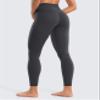 CRZ YOGA Butterluxe High Waisted Lounge Legging 25" - Buttery Soft Workout Yoga Pants for Women Mysterious Grey Medium view 2