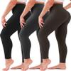 3 Pack Leggings for Women High Waisted No See-Through Tummy Control Soft Yoga Pants Womens Workout Athletic Running Leggings view 1