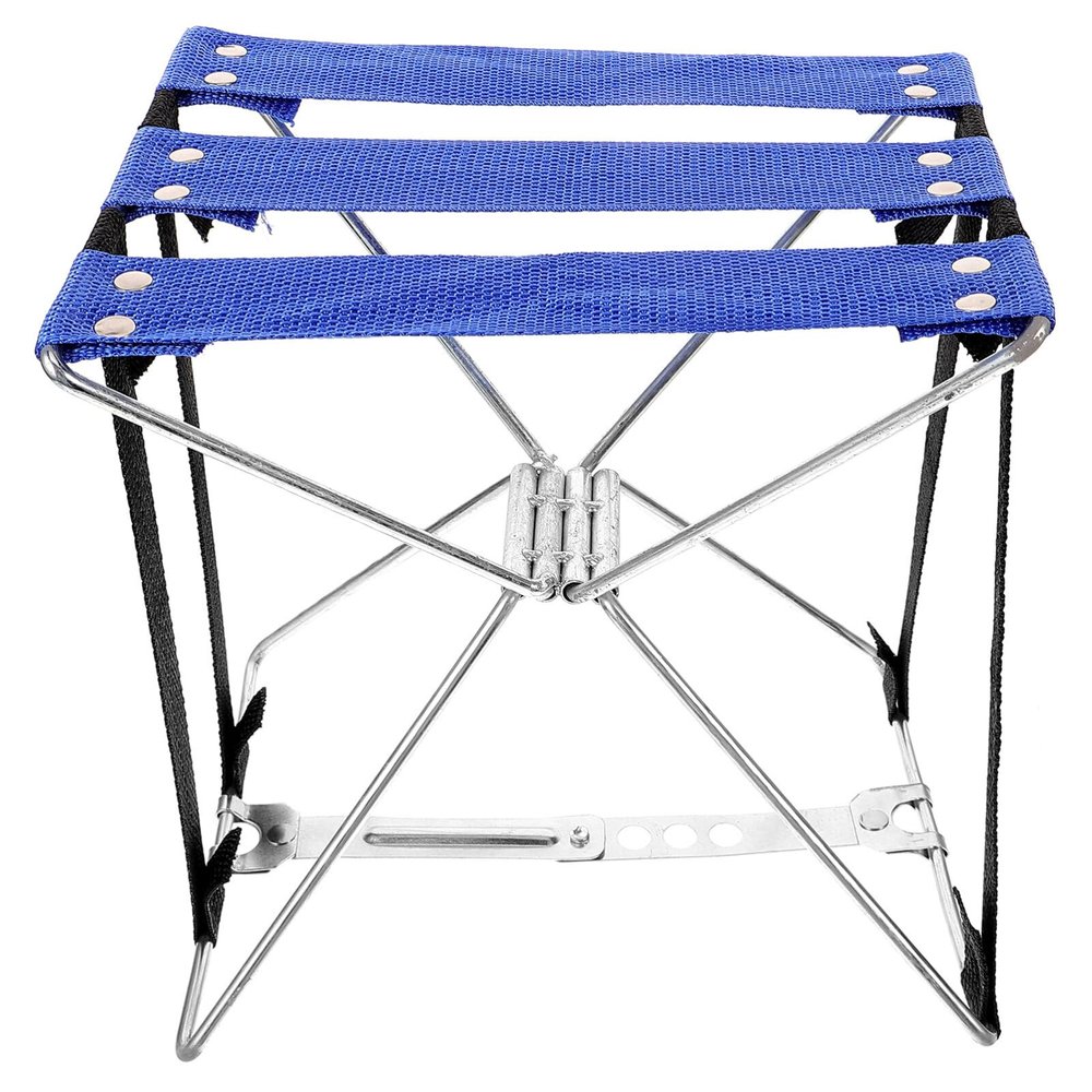 Beavorty Portable Folding Stool for Outdoor Use Compact and Lightweight Camping Chair for Fishing Hiking and Gardening Frame Easy to Carry Space-Saving Design