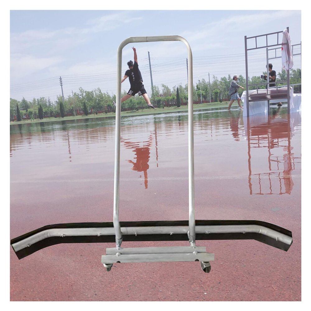 YXXSDP Aluminum Wide Tennis Court Squeegy w/Replacement Rain Shuttle, Professional Aluminum Squeegee Broom, Rain Sweep Heavy Duty Water Remover for Courts (Color : Style2)