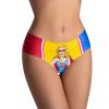 MEMME Slip Panties  Ultra-Comfortable, Cotton Crotch, Stretchy Fit, Soft Seams, No Elastic, Unique Prints COMICS (US, Alpha, Large, Regular, Regular, Wonder Girl) view 1