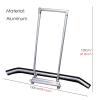Standard Professional Floor Squeegee, Large Heavy Duty Rain Shuttle Tennis Court Squeegee Equipment Accessories, Silver Court Pusher Durable Non-Rusting Squeegee, for Basketball Court ( Color : Style view 3