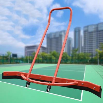 YXXSDP Sport Tennis Court Squeegee Sweeper/Sport Court Water Remover Dryer, Professional Aluminum Tennis Court Equipment Accessories Broom, for Tennis Courts/Basketball Courts (Color : Orange)