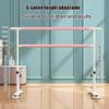 Ballet Barre Mobile Steel Ballet Barre with Adjustable Height and Comfortable Handle, Strong Suction Cups and Locks (Size : 2M/6.6FT) view 2