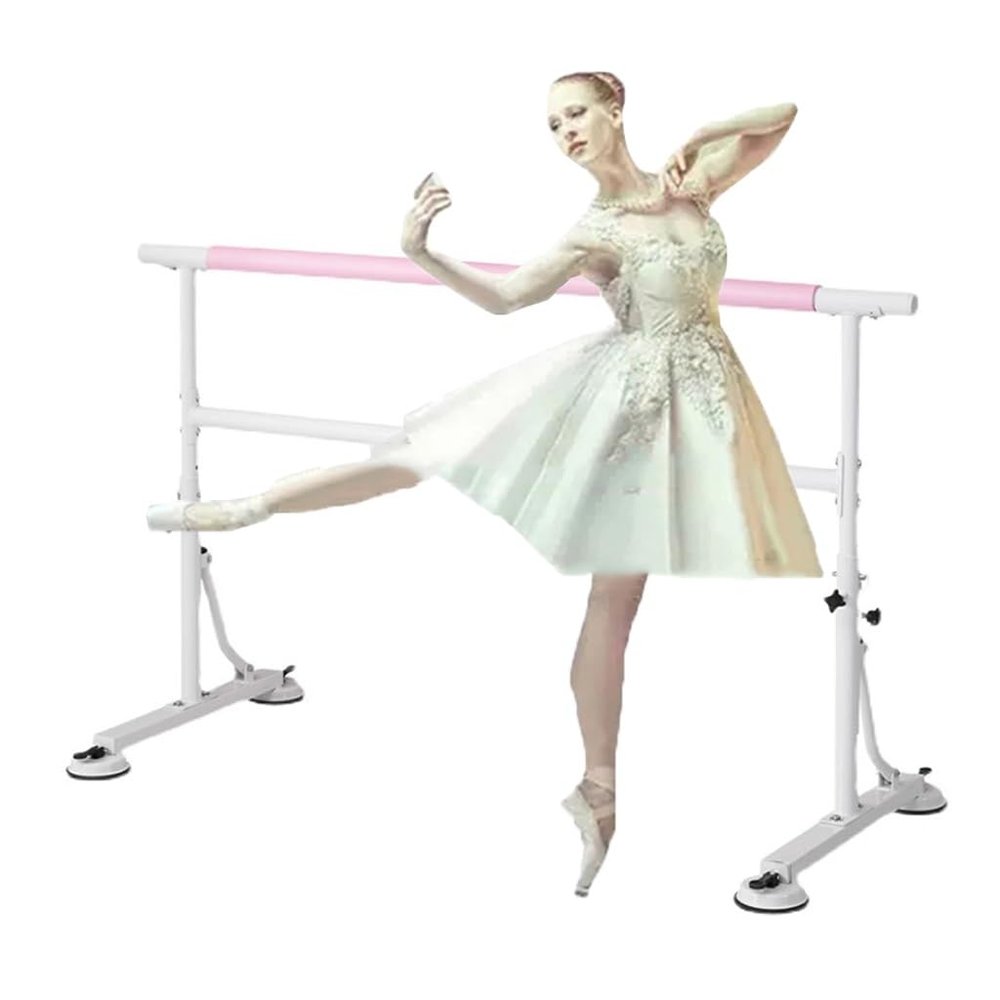 Ballet Barre Adult and Children's Mobile Steel Ballet Barre, Height Adjustable 85-110cm, Strong Load-Bearing Capacity (Size : 1.5M/5FT)