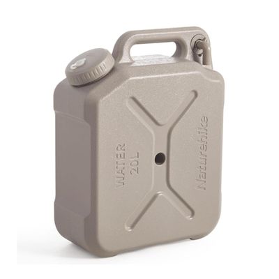Naturehike Large Camping Water Container with Spigot, Truly No Leakage Emergency Water Tank - Khaki, 5.28 Gallon