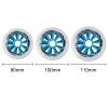 6 Pack 90mm/100mm/110mm Inline Skate Wheels, 85A Roller Skate Wheels for Roller Blade Wheel Replacement, Roller Blade Skating Wheels,White,100mm view 4