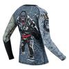 Roar BJJ Kid's MMA Rash Guard Training No-Gi and Gi Jiu Jitsu Rashguard MMA Grappling Compression Shirts Wrestling (US, Alpha, Medium, Regular, Gorilla) view 2