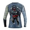 Roar BJJ Kid's MMA Rash Guard Training No-Gi and Gi Jiu Jitsu Rashguard MMA Grappling Compression Shirts Wrestling (US, Alpha, Medium, Regular, Gorilla) view 4