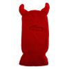 Altsuceser Knitted Full Face-Cover with Funny Horns Decor Warm Ski Masks Winter Ski Balaclava for Adult Outdoors Beanie Hat Red view 2