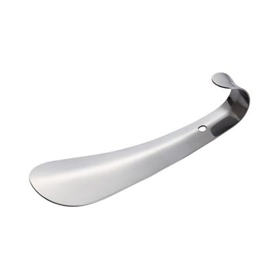 1PC Shoehorn 14.5 cm Stainless Steel Metal Professional Shoe Horn Long Anti-rusty Shoespooner Tool For Children And The Elderly