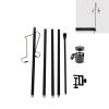 Topyond Camping Lamp Pole, Portable Lantern Stand, Detachable Lightweight Portable Camping Light Stand with Hook for Outdoor Camping(Double Hook Without Head) view 1
