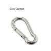 BREAKA 2pcs Silver Carabiner Hook Marine Stainless Steel 50mm 60mm 70mm 80mm Length Large Heavy Duty Stainles Carabiner view 3