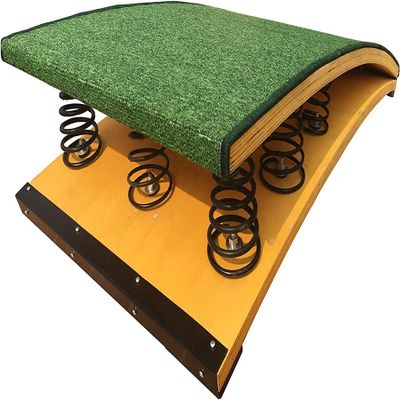 REMYS Extra Elasticity Gymnastics Springboard for Heavy Duty People, Gymnastic Center Bar Vault Powerboard Sport Equipment, 9 Spring