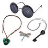 Yannasa Button Eyes Glasses Anime Merchandise Cosplay Necklace Costume Merch Accessories Gift Halloween 4pcs view 1