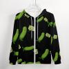Big Dill Pickle Men's Zip Up Hoodie Lightweight Soft Hooded Sweatshirts Casual Jacket Coat L view 3
