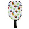BeeJos Hawaiian Collection: Premium Slip-On Pickleball Paddle Cover-Fits Standard Size Paddles-Zipperless (Paddle not Included) (Coconuthead) view 1
