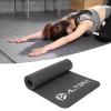 72x24x0 4in Versatile Yoga Pilates Mat, Extra Thick Black Exercise Mat, Portable NBR Exercise Mat NBR Fitness Mat with Easy Roll Up Design for Pilates, Yoga, and More view 3