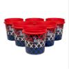 Battle Buckets  Giant Yard Pong and Basketball Game with 12 Buckets, 2 Balls, Carrying Bag, and Air Pump  Outdoor Game for Lawn, Backyard, Beach, and Parties view 2