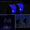TRAYIU LED Safety Wristband Lights - Rechargeable Light Up Arm Ankle Band Kids Magic Slap Glow Bracelets Reflective Belt High Visibility for Night Cycling Walking Joggers Running Gear view 4