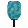 BeeJos Hawaiian Collection: Premium Slip-On Pickleball Paddle Cover-Fits Standard Size Paddles-Zipperless (Paddle not Included) (Green Pineapples) view 1