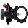 Redline RL-1 Carbon Three Pin Slider Right Handed Bow Sight - .019 Fiber Pin with 2nd & 3rd Axis Adjustments and Enclosed Fiber Optic Ring view 2