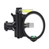 Redline RL-4 Four Pin Bow Sight - .019 Fiber Pin with Windage Adjustments and Enclosed Fiber Hub - Black - Right Handed view 2