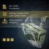 50 Cal Ammo Can M2A1 - Steel Ammo Boxes for Storage, Air Tight & Waterproof Metal Box for Ammunition Rounds or Underground Storage Container, Military Spec Certified Utility Dry Ammo Box + Sealed Lid view 2