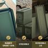 50 Cal Ammo Can M2A1 - Steel Ammo Boxes for Storage, Air Tight & Waterproof Metal Box for Ammunition Rounds or Underground Storage Container, Military Spec Certified Utility Dry Ammo Box + Sealed Lid view 4