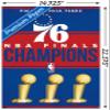 Trends International NBA Philadelphia 76ers - Champions 23 Wall Poster, 22.4L x 14.7W, Premium Unframed Version view 3