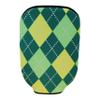 Women's Argyle Collection: Premium Slip-On Pickleball Paddle Cover-Fits Standard Size Paddles-Zipperless (Paddle not Included) 7 Color Variations (Light Green/Yellow) Handmade in USA view 4