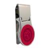 Alpha Gamma Delta Officially Licensed Money Clip - Premium Round Stainless Steel Design for Greek Life, Sorority Sisters, Alumni, and College Students - Slim Front Pocket Carry (Alpha Gamma Delta # 6) view 1