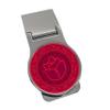 Alpha Gamma Delta Officially Licensed Money Clip - Premium Round Stainless Steel Design for Greek Life, Sorority Sisters, Alumni, and College Students - Slim Front Pocket Carry (Alpha Gamma Delta # 6) view 3