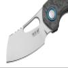 MKM Isonzo Cleaver Liner Lock Folding Knife, Voxnaes Design, 2.25 M390 Steel Blade, Ultra Compact Design, Made in Italy (Carbon Fiber) view 3