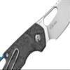 MKM Isonzo Cleaver Liner Lock Folding Knife, Voxnaes Design, 2.25 M390 Steel Blade, Ultra Compact Design, Made in Italy (Carbon Fiber) view 4