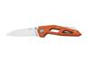 MKM EDGE Liner Lock Folding Pocket Knife, Minimalist Lightweight Aluminum Handles, 2.9 ELMAX Steel Blade, Made in Italy (Orange) view 1