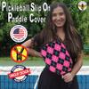 BeeJos Women's Argyle Collection: Premium Slip-On Pickleball Paddle Cover-Fits Standard Size Paddles-Zipperless (Paddle not Included) 7 Color Variations (Hot Pink/Black) Handmade in USA view 2