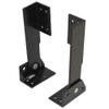 Tecla Boat Fold Up Seat Bolster Brackets MF1045-VB | Black (Set of 2) view 3