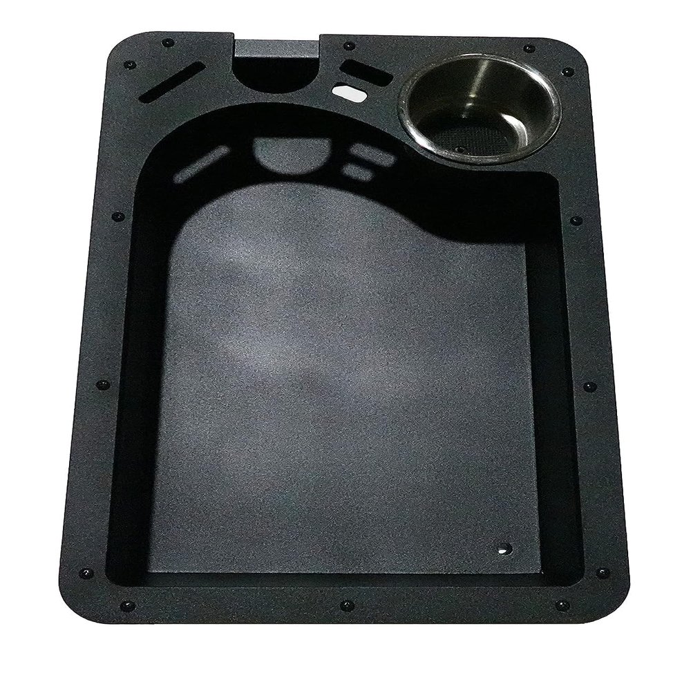 Baldwin Iron Works Recessed Trolling Motor Foot Pedal Pan Tray (Tray Only)