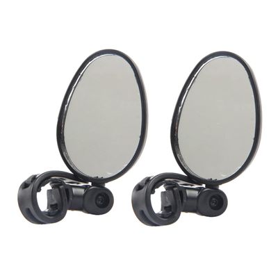 Sosoport 2pcs Rear View Bicycle Mirrors Easy Install Universal Bike Accessory Bike Rearview Mirror Modification