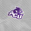 Campus Lab Abilene Christian University Primary Mark Men's Adult Athletic Gym Shorts 7" Inseam, Silver, Large view 4
