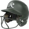 Rawlings | MACH HI-VIZ Fastpitch Softball Batting Helmet | Face Guard Attached | Dark Green | Senior - 6 7/8" - 7 5/8" view 1